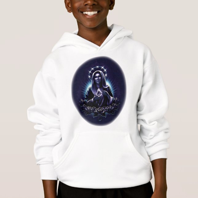 Välsignad Virgin Mary - Guds Mor Tee (Framsida)