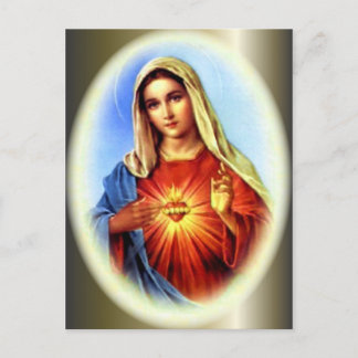 Välsignad Virgin Mary - Guds Mor Vykort