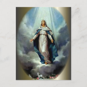 Välsignad Virgin Mary - Guds Mor Vykort