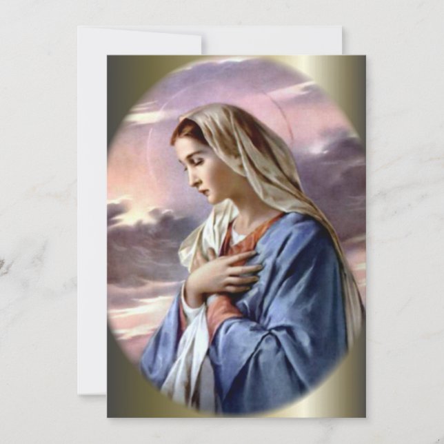 Välsignad Virgin Mary i öknen (Framsida)