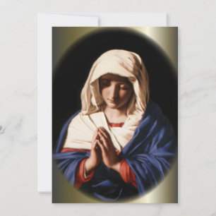 Välsignad Virgin Mary i Prayer