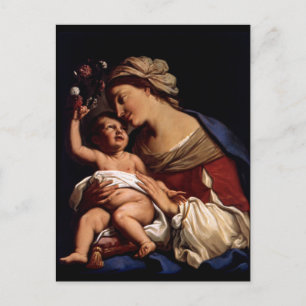 Välsignad Virgin Mary och Spädbarn Jesus - Sirani Vykort