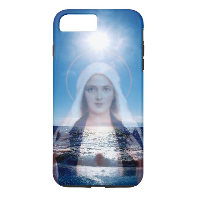 Välsignad Virgin Mary över Vatten Case-Mate iPhone Skal (Baksida)