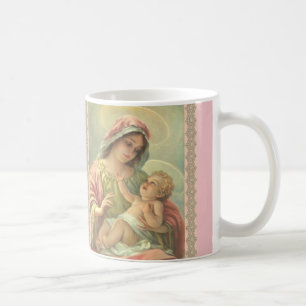 Välsignad Virgin Mary w child Jesus Mugg Gift