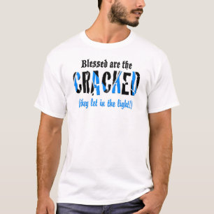 Välsignade är CRACKED T-shirt
