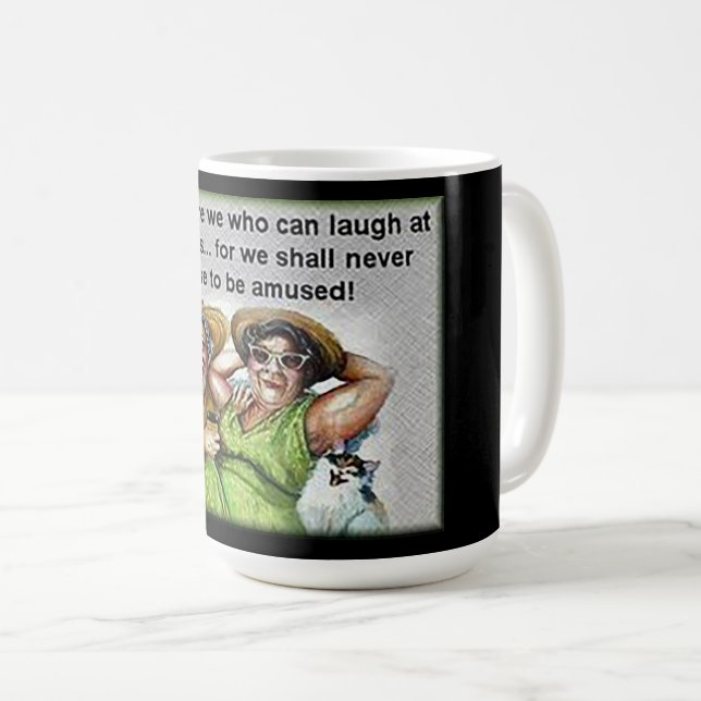 "Välsignade är de som kan" kombinationen Mugg (Framsida höger)