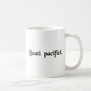 Välsignade är fredsmäklarna kaffemugg