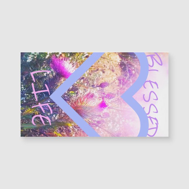 VÄLSIGNADE för THISTLEHJÄRTA för LIV 2NEW MAGNETER (Framsida)