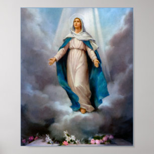 Välsignade jungfruliga Mary Poster