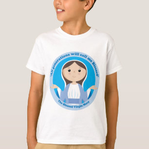 Välsignade jungfruliga Mary T Shirt