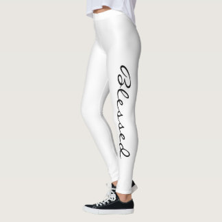 Välsignade läder leggings