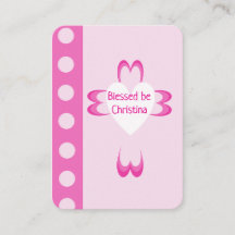 Välsignat baptism Prayer-kort