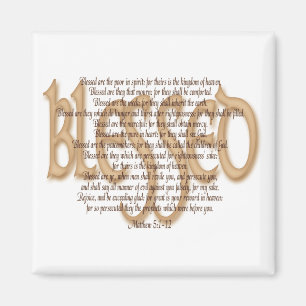 Välsignat - Beatitudes Magnet