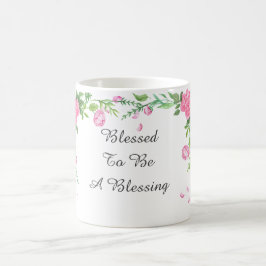 Välsignat för att vara en välsignelse kaffemugg