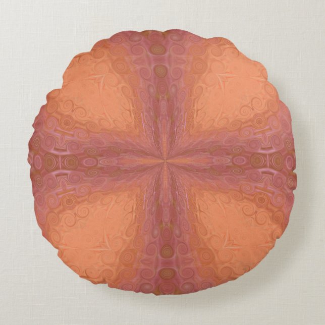 Välsignat frö rund kudde (Framsidan)