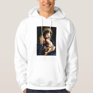 Välsignat jungfruligt Mary och spädbarnbarn Jesu Sweatshirt