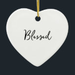 Välsignat ornament<br><div class="desc">Enkel prydnad,  perfekt för en familjemedlem eller speciell vän!</div>