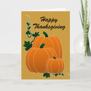 Välsignat thanksgivingkort - Psalm100:4 - pumpor Helgkort