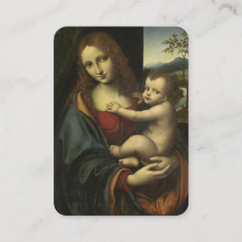 Välsignat Virgin Mary Jesus Prayer Religiösa Card Placeringskort