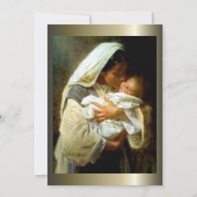 Välsignat Virgin Mary och Spädbarn Jesus (Framsida)