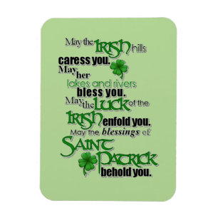 välsignelse av Saint patrick Magnet
