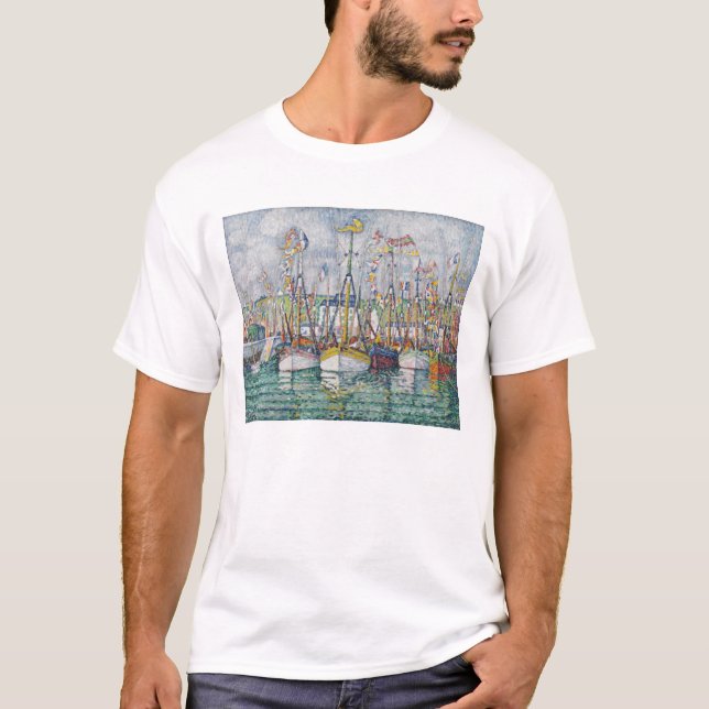 Välsignelse av tonfiskflottan på Groix, 1923 T-shirt (Framsida)