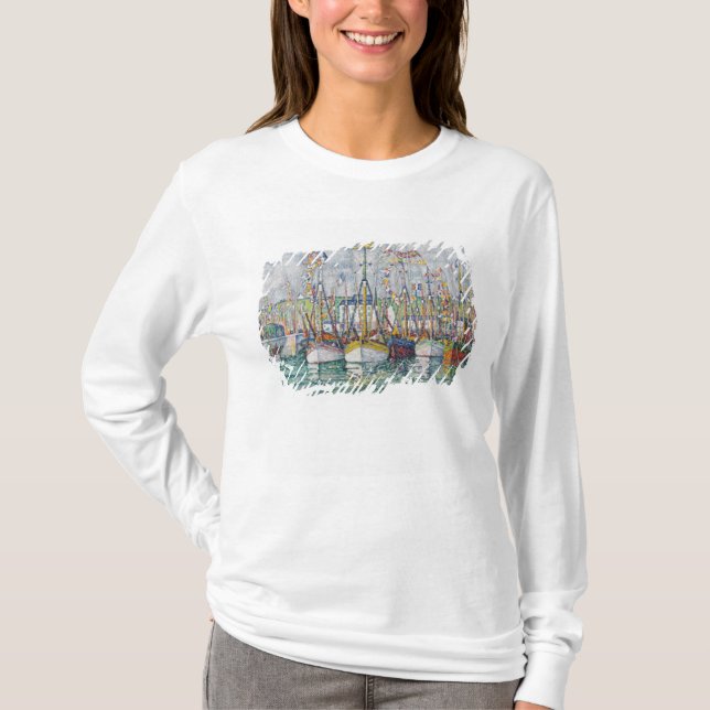Välsignelse av tonfiskflottan på Groix, 1923 T Shirt (Framsida)