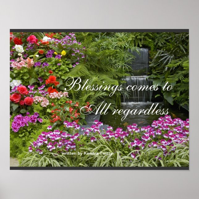 välsignelse poster (Framsidan)