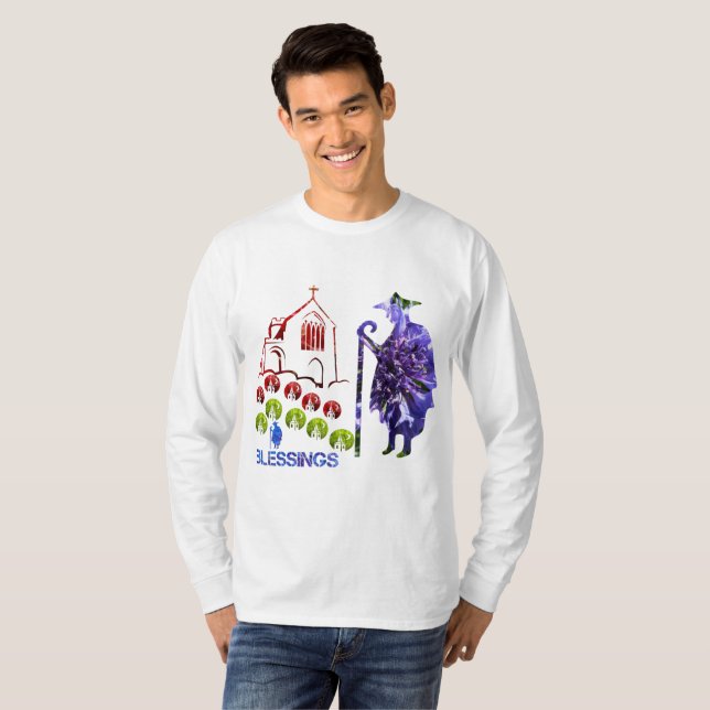 välsignelse t shirt (Hel framsida)