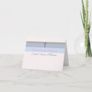 Välsignelsefototack Notecard Tack Kort