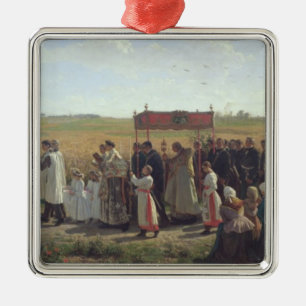 Välsignelsen av vetet i Artoisen, 1857 Julgransprydnad Metall