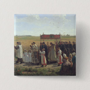 Välsignelsen av vetet i Artoisen, 1857 Knapp