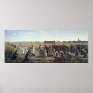 Välsignelsen av vetet i Artoisen, 1857 Poster