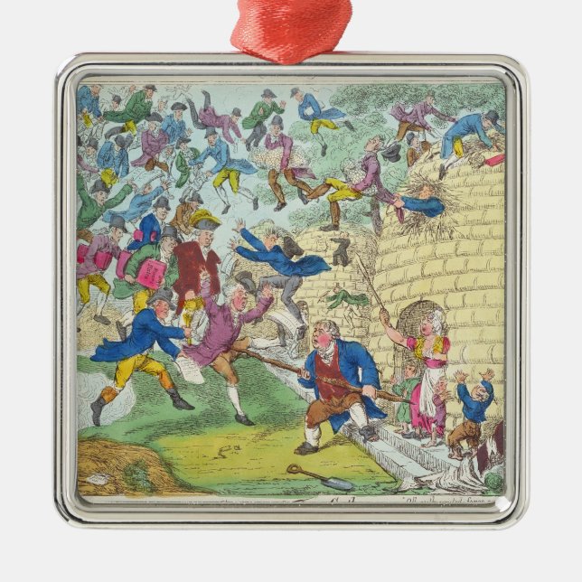 Välsignelser av Britannien - eller svärmen av Julgransprydnad Metall (Framsidan)