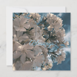 Välsignelser Naturliga Blommiga Klistermärken Inbjudningar