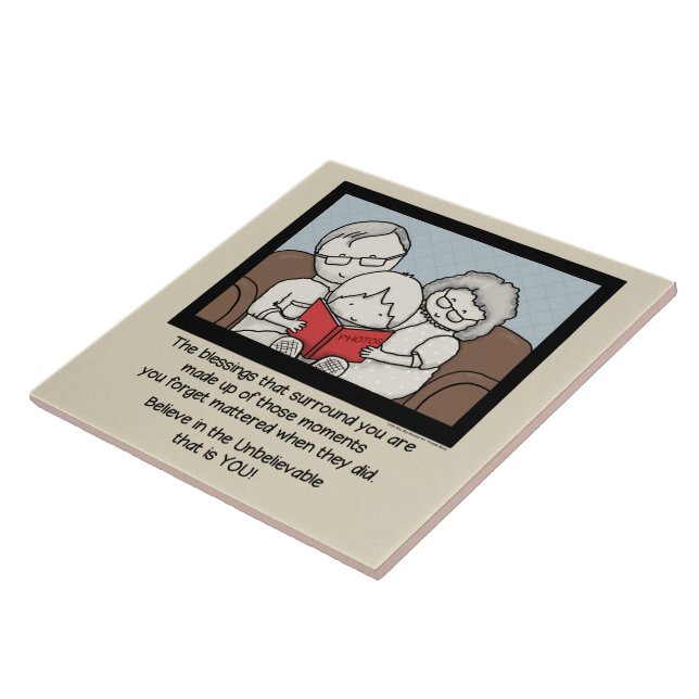 Välsignelser omger dig kakelplatta (Sidan)