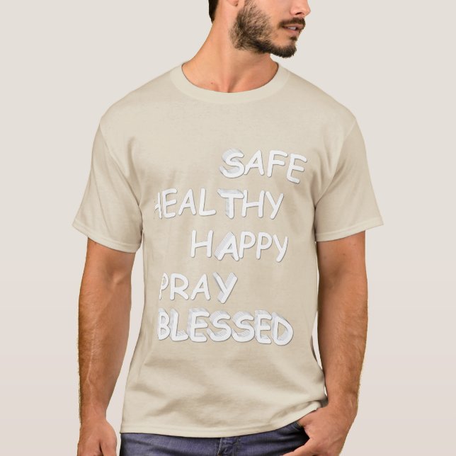 Välsignelser Stanna Välsignad T-Shirt (Framsida)