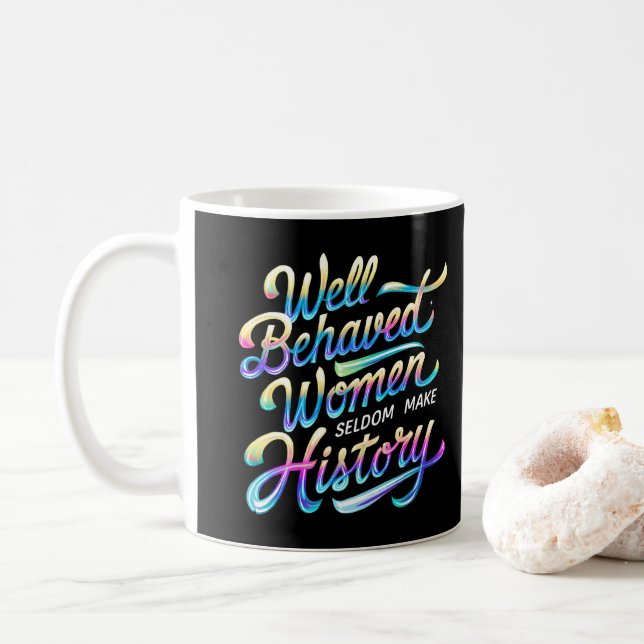 välskötta kvinnor kaffemugg (Med munk)