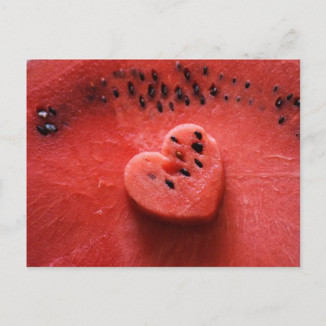 välsmakande vattenmelon vykort (Framsida)