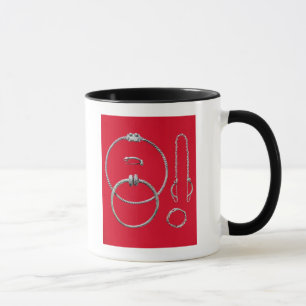 Valsmycken, inklusive brosch mugg