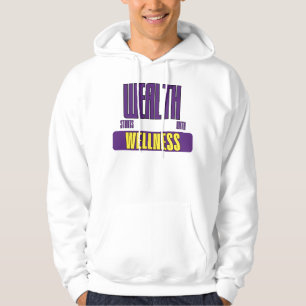 Välstånd Börjar Med Välbefinnande Sammansatt Rörel Hoodie