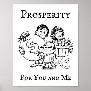 Välstånd för dig och mig poster