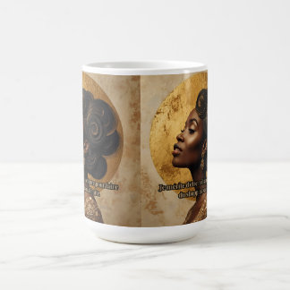 Välstånd och Lyx Tankeform Inspirerande Tryck Kaffemugg