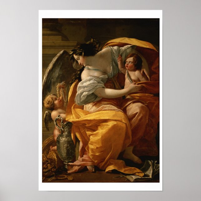 Välstånd (olja på arbetsyta) poster (Framsidan)