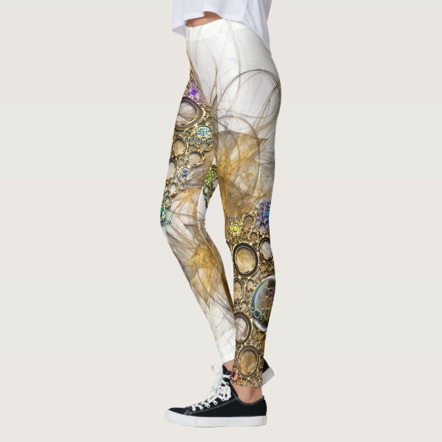 VÄLSTÅNDANSLUTNINGEN: Gems av förmögenhet Leggings (Vänster)