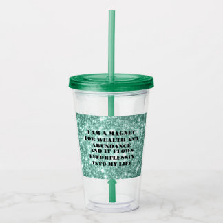 Välstånds- och överflödspåstående take away mugg