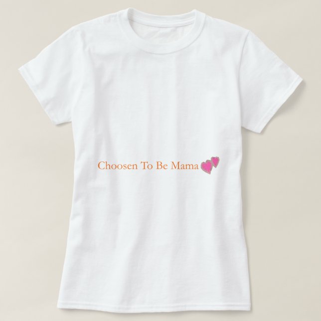 Valt att vara kristen mammas t-shirt (Design framsida)