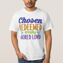 Valt Förlöst Värdig Adorat Kärlek T Shirt