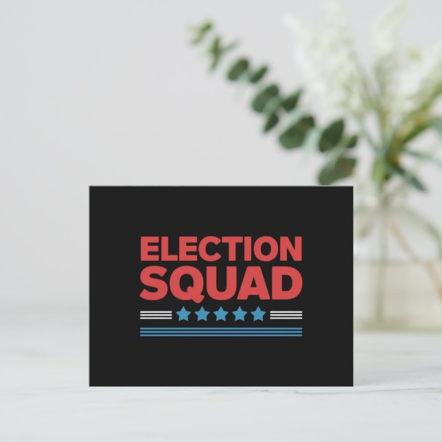 Valteam 2024 Val Demokrater Republikan  Vykort (Stående Fram)