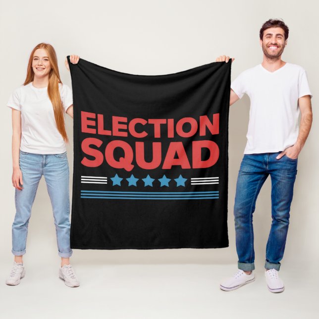 Valteam 2024 Val Demokraterna Republikan  Fleecefilt (På plats)